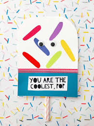 Handmade fathers day card ideas with tips and instructions to make father's day cards yourself. You Are The Coolest Pop Diy Father S Day Card