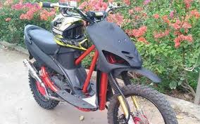 Tips memasang ban lebar pada motor matic. 19 Cara Modifikasi Mio Trail Sebagai Inspirasi Moladin