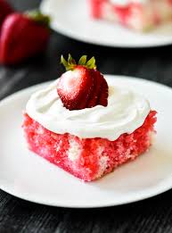 Such as strawberry jello with strawberry pie filling. Strawberry Jello Poke Cake Life In The Lofthouse