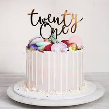 1 count (pack of 1) 4.7 out of 5 stars 16. 1pc Twenty One Happy Birthday Acrylic Cake Topper Letters Number 21 Acrylic Cupcake Topper For 21st Birthday Party Cake Deco Cake Decorating Supplies Aliexpress