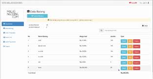 Source code aplikasi web penjualan sederhana: Source Code Aplikasi Penjualan Dan Pembelian Berbasis Web Gratis