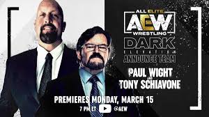 The promotion has run three live shows since. All Elite Wrestling On Twitter In Addition To Hosting Dark Elevation With Tonyschiavone24 Which Premieres Monday March 15th On Our Youtube Channel We Will Hear From Paulwight For The First Time In