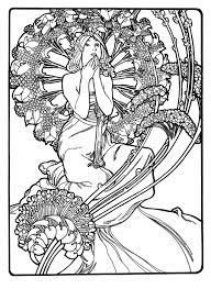 The spruce / miguel co these thanksgiving coloring pages can be printed off in minutes, making them a quick activ. Creative Haven Art Nouveau Designs Coloring Book Mucha Alphonse Maria Sibbett Jr Ed Amazon Com Mx Libros