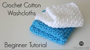 Hooded baby bath towel language: How To Crochet A Washcloth Youtube