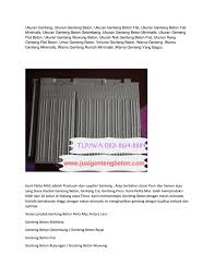 Sumarecon agung) kota delta mas cikarang (pt. Wa Telp 0821 8614 8884 Biaya Genteng Beton Multiline Banjarmasin Biaya Genteng Beton Multiline B By Marketinggentengbeton3 Issuu