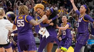 Louisiana State University's women's basketball team wins first NCAA title  in school history after 102-85 win over Iowa - ABC7 Chicago