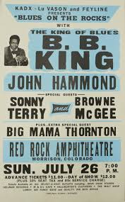 Blues On The Rocks Www Mojohand Com Bbkingposter Bbking Lucille In 2019 Vintage Concert Posters Vintage Music Posters Concert Posters