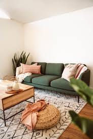 Dudley burlap button tufted coffee ottoman dudley burlap button tufted coffee ottoman. Castlery Green Sofa Living Room Living Room Decor Apartment Green Couch Living Room