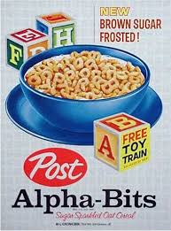Log in to add to cart. Alpha Bits Cereal C 1959 Post Cereal Food Advertising Old Ads