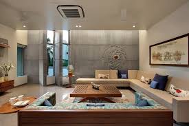 Krishnashray A T Associates Bungalow Interiors Living Room Sofa Design Living Room Designs India