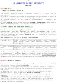 La Chimica E Gli Alimenti Lezioni Pdf Free Download