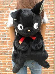 Rare Original Miyazaki Hayao Kiki S Delivery Service Kiki Black Cat Bag Stuffed Animal Doll Plush Toy Girl Birthday Gift Plush Bags Plush Backpack Ghibli Plush
