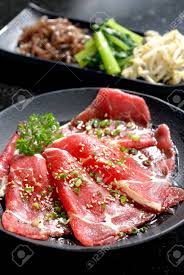 Kobe beef is considered the most abundantly marbled in the world, brimming with the creamiest certified kobe beef is highly prized in the steak world. Premium Raw Japanese Kobe Beef Sliced On Plate Stock Photo Picture And Royalty Free Image Image 42068000