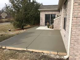 This backyard patio idea is inspired by our blu grande smooth patio slab. Concrete Patios In Indianapolis Warrenco