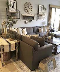 Vintage farmhouse living room decor. Modern Country Living Room Design Ideas