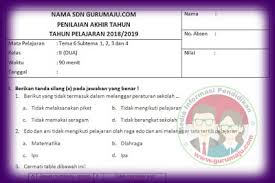 Berikut adalah soal ukk tematik kelas 4 tema 6 semester 2 edisi revisi yang bapak ibu gunakan untuk menghadapi ujian akhir semester atau uas, atau bisa juga memakai dengan istilah penilaian akhir semester pas. Soal Pat Ukk Kelas 2 Tema 6 Kurikulum 2013 Tahun 2019 Guru Maju