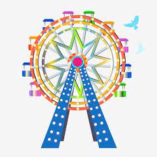 يوم الطفل حديقة ملاهي طفولة عجلة فيريس رومانسي الكرتون فيريس Png والمتجهات للتحميل مجانا Childhood Amusement Park Ferris Wheel