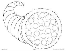 Thanksgiving Do A Dot Printables And Dot Art Painting Coloring Pages Do A Dot Thanksgiving Coloring Pages Coloring Pages