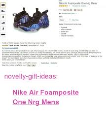 Nike Nike Air Foamposite One Nrg Mens Kn16 Customer Reviews