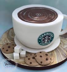 Coffee Mug Cakd Starbucks Cake Starbucks Birthday Starbucks Cupcakes
