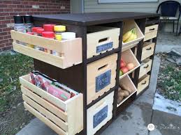 organizing a kitchen without cabinets