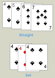 One standard deck of cards for every two players. How To Play Contract Rummy