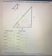 Basically, inverses of the sine, cosine, tangent, cotangent, secant, and cosecant functions are represented as arcsine, arccosine, arctangent, arc cotangent, arc secant, and arc cosecant. Find The Exact Values Of The Six Trigonometric Chegg Com