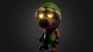 Deku Link Majora S Mask By Arangraphics 3d Model Majoras Mask Majoras 3d Model
