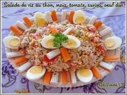 Salade De Riz Au Thon Mais Tomate Surimi Oeuf Dur By Tracy Sam Surimi Ensaladas Recetas Faciles