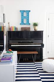 This is the perfect option if you're a person who likes to switch things up frequently. 13 Ways To Decorate Around A Piano Apartment Therapy