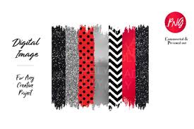 Include them anyway you like—svgs, svg sprite, or web fonts. Black Red Silver Glitter Chevron Clipart Graphic By Adlydigital Creative Fabrica