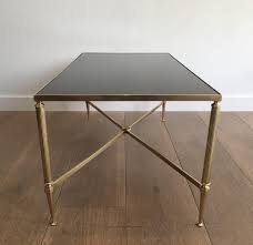 Check out our french table legs selection for the very best in unique or custom, handmade pieces well you're in luck, because here they come. French Neoclassical Brass Coffee Table With Fluted Legs Stretcher In The Style Of Maison Jansen 1940s For Sale At Pamono