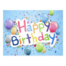 Birthday Wishes For Employee Email Happy Birthday Postcard Zazzle Com Happy Birthday Greetings Birthday Cards Images Happy Birthday Cards