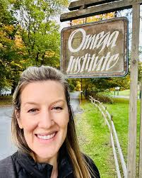 Good morning from the Omega Institute in Rhinebeck, NY—Wild Awakenings  retreat with Cheryl Strayed! I turn 44 next week. My husband knows I'm a  huge fan of Cheryl Strayed and offered me