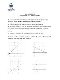 Para graficarla haremos una tabla de valores. Guia Funcion Lineal Afin Y Relaciones Linealidad Funcion Matematicas