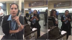Watch Passenger Records Dispute With A United Airline Agent Claims His Booking Was Cancelled For The Video Trending News The Indian Express