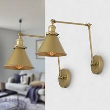 Find wall mounted task lighting in a variety of styles, finishes and sizes. 2 Pack Modern Farmhouse Wall Lamp Swing Arm Wall Sconce L19 7 Xw7 53 Xh9 1 Overstock 31606602