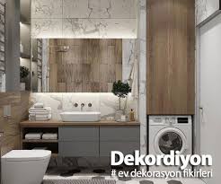 Dosenmis Banyo Modelleri Icin 15 Ornek Dekordiyon 2020 Luks Banyolar Banyo Ic Dekorasyonu Kucuk Banyo Dizayni