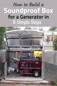 How to make your generator quiet as a cricket. How To Build A Soundproof Box For A Generator In 8 Simple Steps Generators Homeimprovement Soundproofingguide Soundproof Box Sound Proofing Generator House