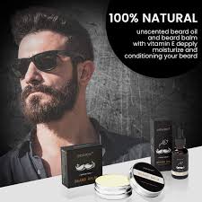 12 in 1 Men's Beard Grow Kit Oil Conditioner Bib Razor Shampoo Balm Be