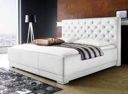Polsterbett Kunst Lederbett Weiss Bettgestell Doppelbett Komforthohe Salomon Lederbett Ikea Bett Bett 160x200