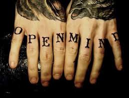 Open Mind Fingers Tattoo Tattoo Tattoos Ink Knuckle Tattoos Hand Tattoos Finger Tattoos Words