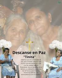 Autoridades Municipales, Concejo Municipal, Secretaría del FSLN y  servidores públicos de esta municipalidad lamentamos el sensible  fallecimiento de Doña Justina Rocha a quien cariñosamente llamamos tinita,  madre de nuestro querido compañero Víctor