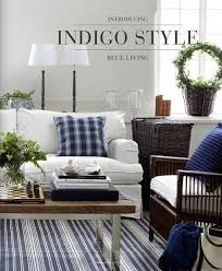 Interior Design Indigo Blue Living Blue And White Living Room Blue Living Room Blue Home Decor