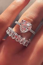 Pin By Diamondsjewelry On Bridal Ring Sets Wedding Ring Sets Unique Engagement Rings Diamond Engagement Wedding Ring
