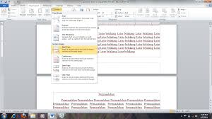 Saat mengerjakan makalah, karya tulis ilmiah, atau skripsi pasti kita harus menyertakan nomor halaman sebelumnya jangan lupa untuk memisahkan bagian daftar isi dan bab 1 dengan opsi section break. Ms Office Word 2010 Cara Membuat No Halaman Berbeda Pada Sebuah Dokumen Yahuuu