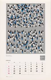 Sel Calendar Illustrated By Anton Stankowski 1961 Illustration Design History Design Collateral Design