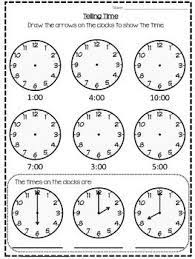 o clock worksheet worksheets time for kids 