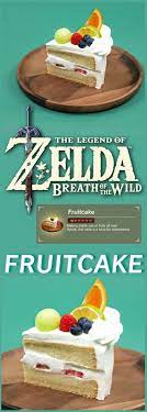 Recipes in breath of the wild are the result of link cooking ingredients together to create a meal or an elixir. Zelda Breath Of The Wild Fruit Cake Recipe Fruitcake Recipes Edible Food Fruit Cake