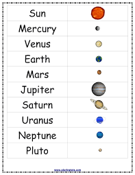 Free Printable For Kids Toddlers Preschoolers Flash Cards Charts Worksheet Space Activities For Kids Solar System Projects For Kids Free Preschool Printables